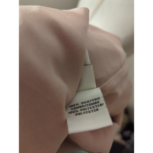 Diane Von Furstenberg romantic Silk Blush Pink Tini Dress Sz 4 - Picture 12 of 12